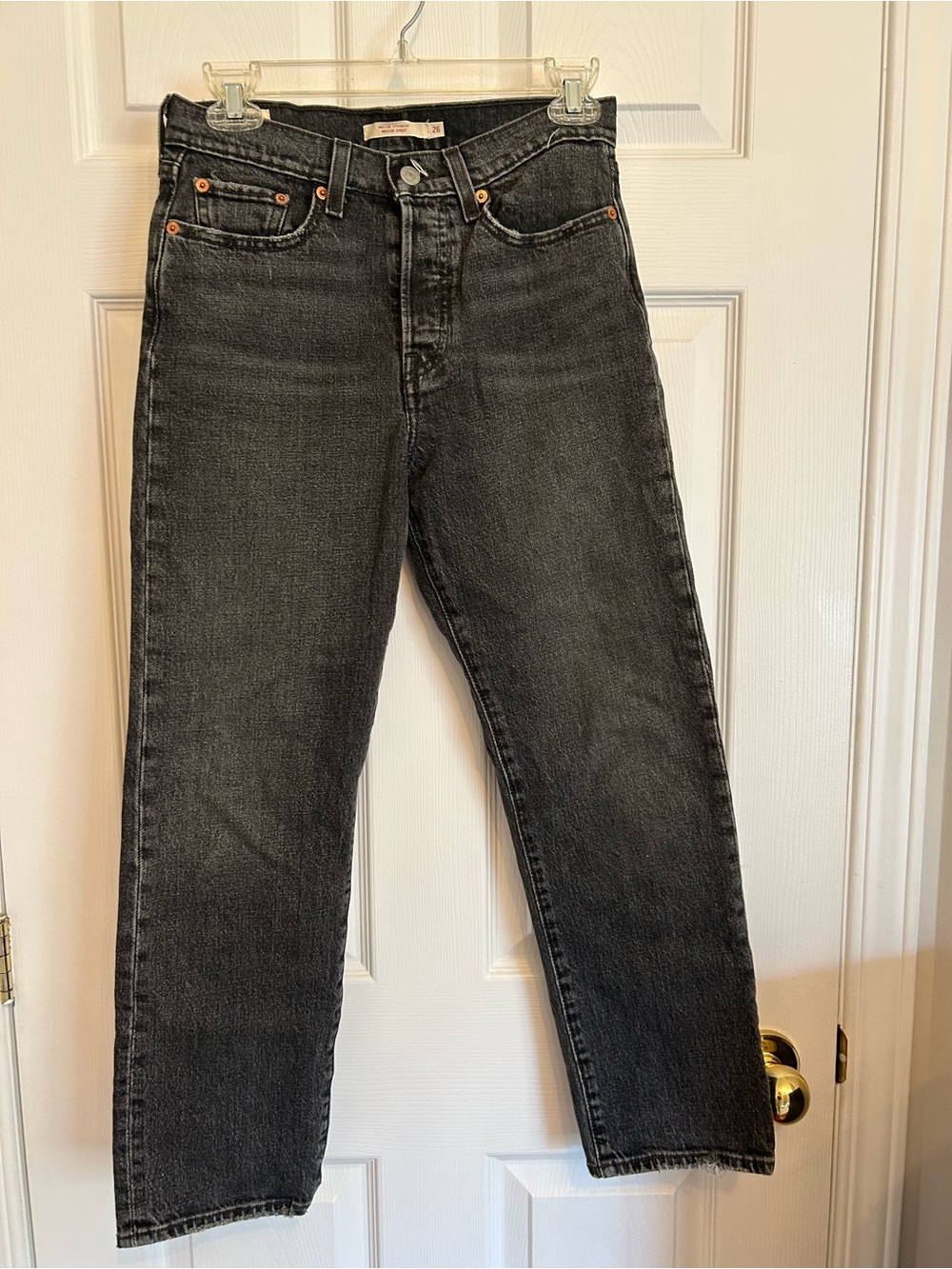 Levi’s Wedgie fit ankle jeans in color Better Weatherhead